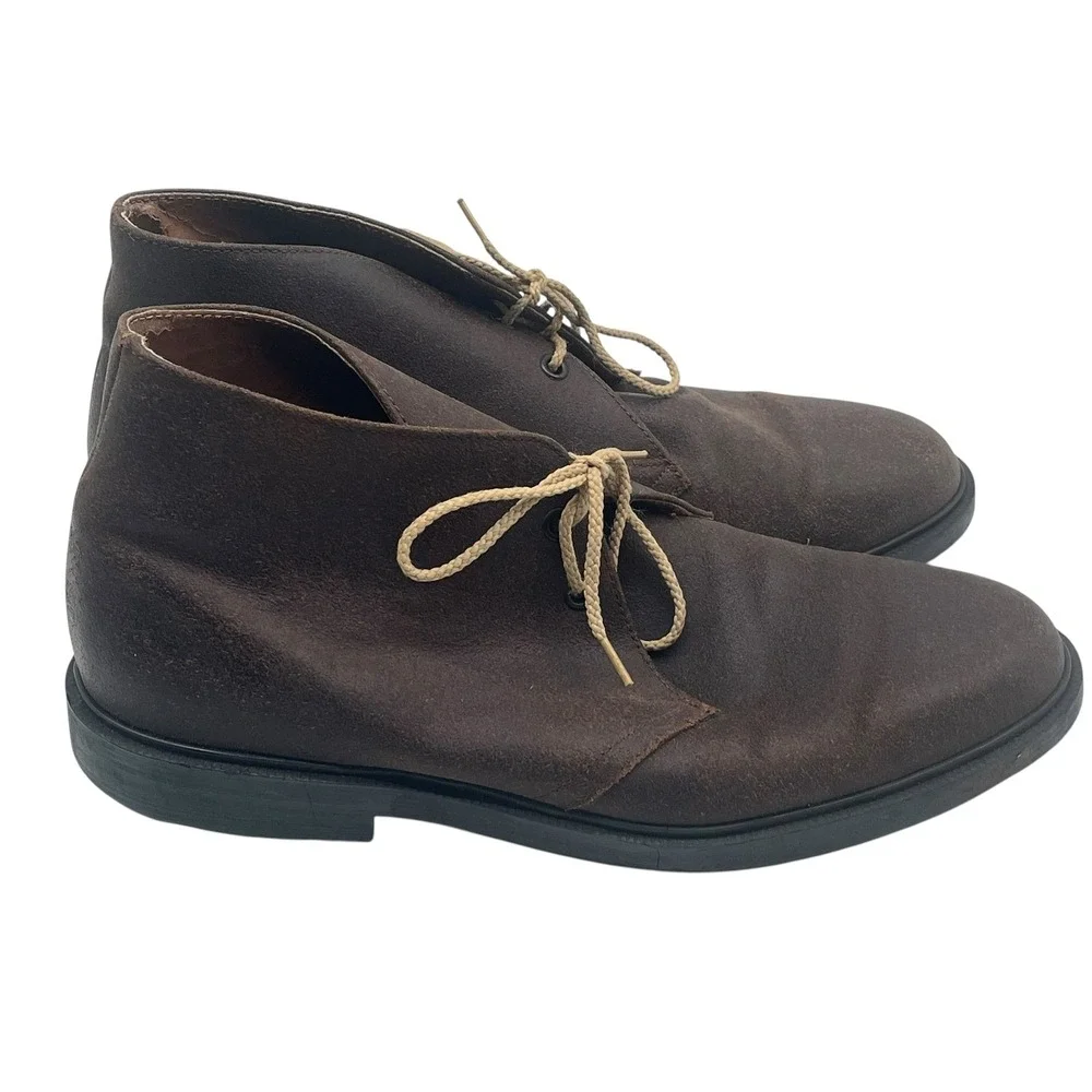 Vintage Bostonian Suede Leather Chukka Desert Boots Men Size 10M Brown 20853